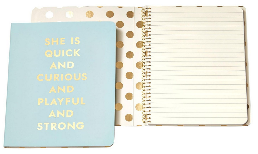 She is Quick and Curious and Playful and Strong Journal. GREAT gift idea!