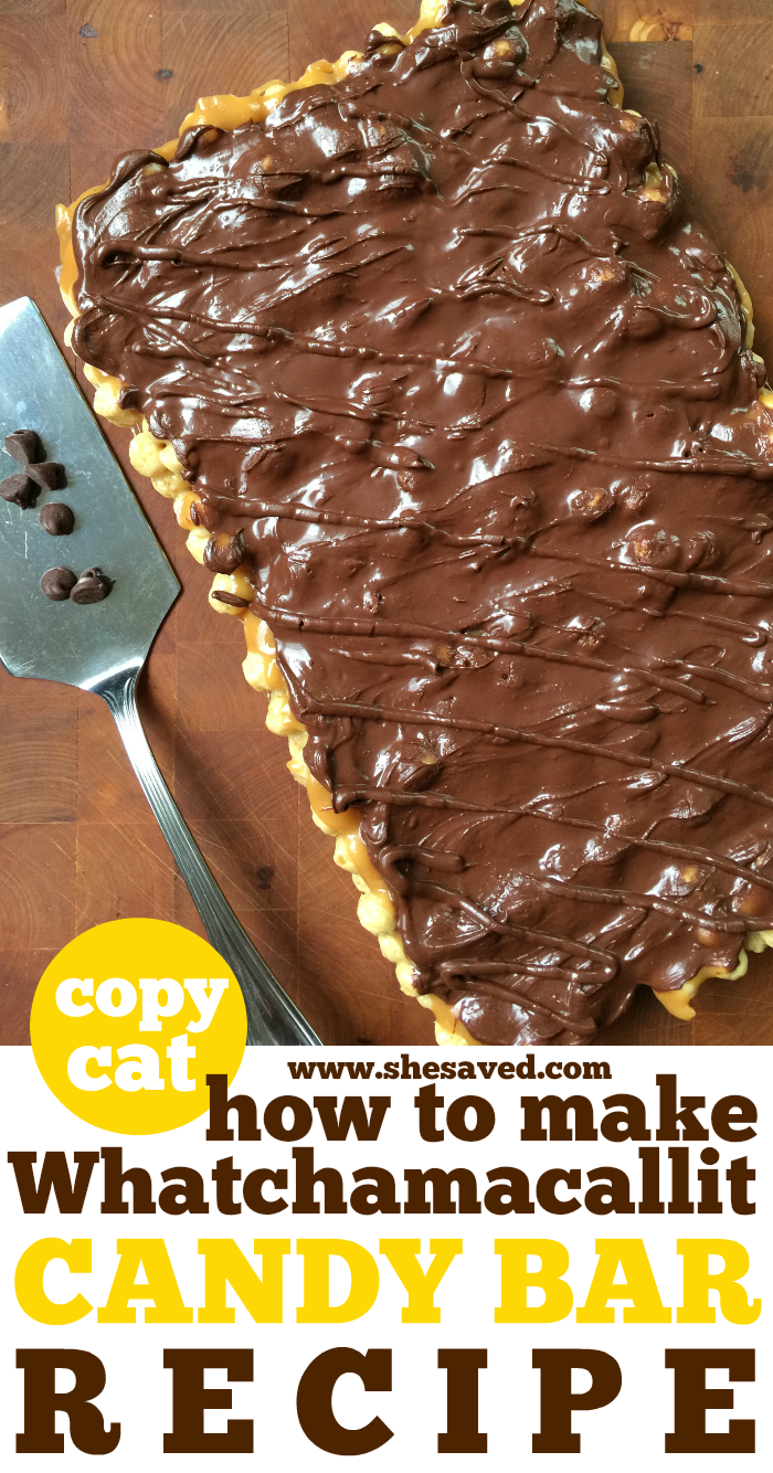 How to make Whatchamacallit candy bars at home