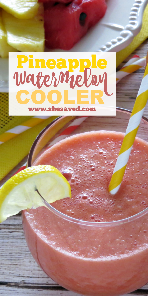Pineapple Watermelon Cooler Drink Recipe