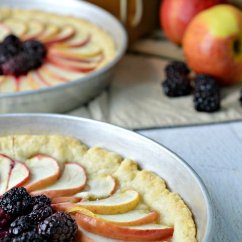 Save this Apple Blackberry Fruit Tart Recipe for the next time that you need a simple yet elegant and delicious fall dessert!