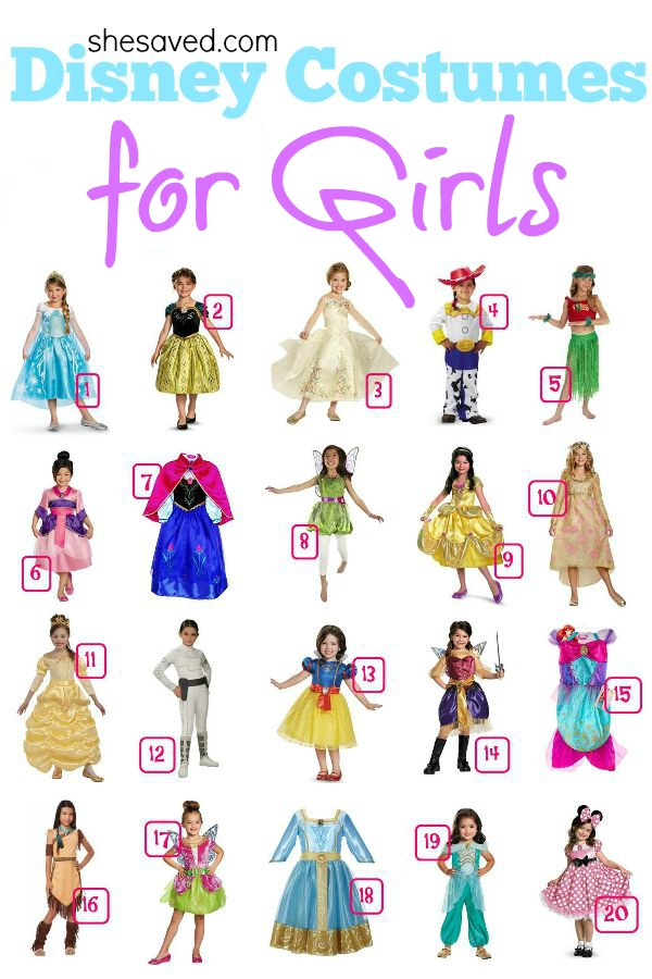 Disney fans! Make sure to check out my list of 20 Disney Costumes for Girls!