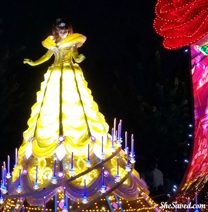 Sleeping Beauty shines bright in the Paint the Night Parade