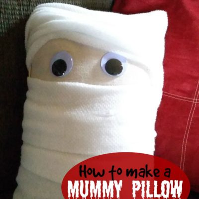 Halloween Decorating: How to Make a Mummy Pillow