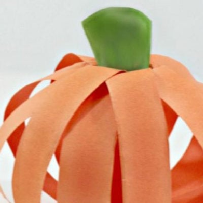 Fall Craft: Easy Paper Pumpkin Craft
