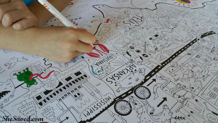 This fun Really Big Coloring Poster is so fun for the entire family! 