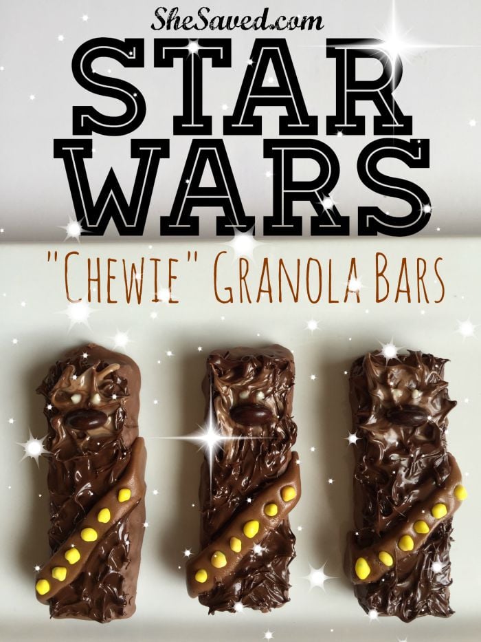 Make these fun Chewbacca bars for your little STAR WARS fans! These STAR WARS treats are easy and fun to make!
