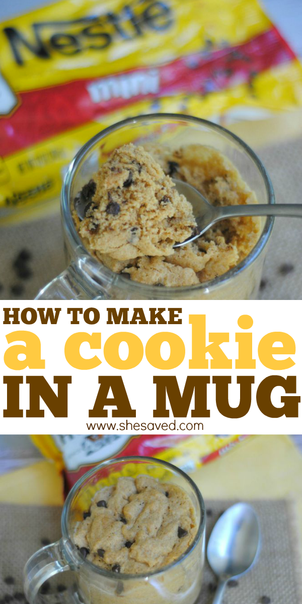 make a cookie in a mug with this easy recipe