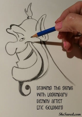 drawing the genie