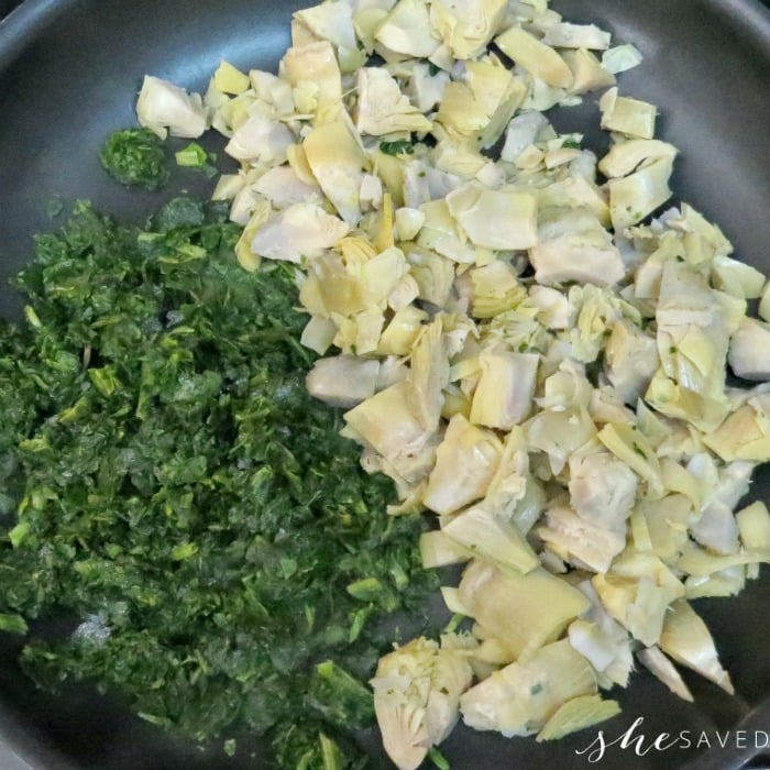 Artichoke for spinach dip