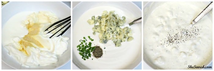 Make your own homemade Blue Cheese Dressing with this yummy recipe!