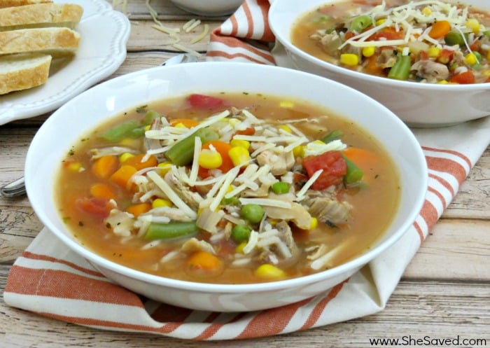 This easy turkey vegetable soup is the perfect way to use up your thanksgiving leftovers!