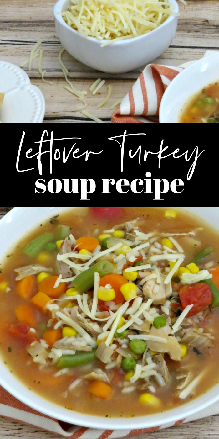 turkey noodle and vegetable soup