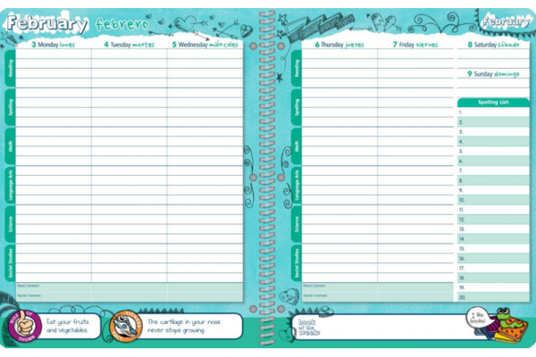 Organizing Life (for the kids!): Elementary School Year Planners