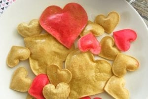 Valentine’s Day Snack: Heart Tortilla Chips