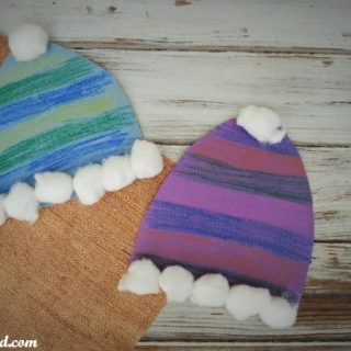This Winter Hat Craft is perfect for little hands and a great indoor winter craft for those snow days!