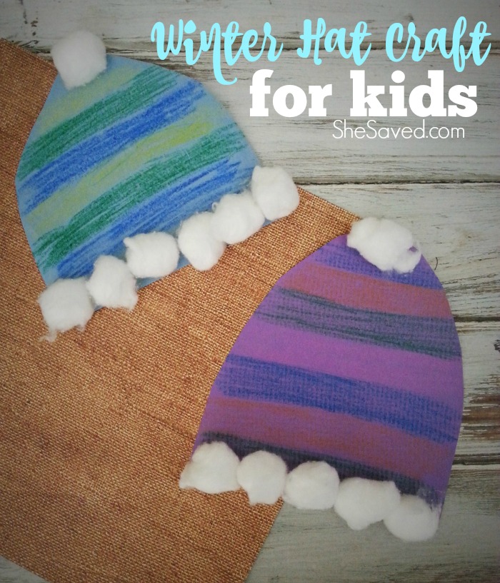 Here's a fun winter or snow day craft for the kids! This fun Winter Hat craft is easy and fun and perfect for little hands!