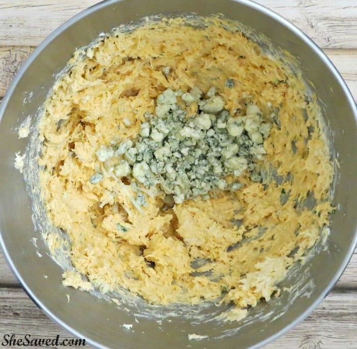 Easy and delicious, this Buffalo Cheese Ball recipe is sure to be a hit!
