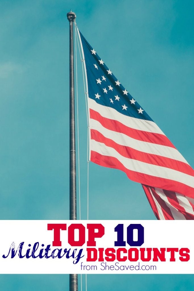 Many businesses appreciate our service men and women and share discounts to save them money! Check out my list of the top 10 Military Discounts!