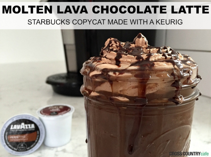 This Chocolate Lava Latte recipe with totally change the way that you enjoy your coffee... it's AMAzing!