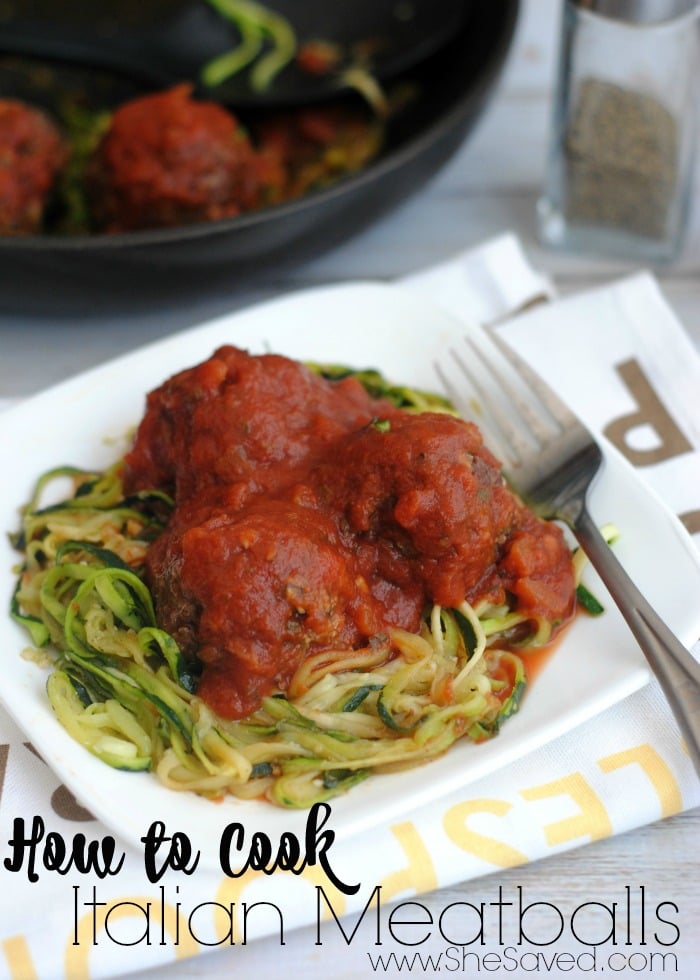 If you want to know How to Cook Italian Meatballs, I have the best recipe for you! It's easy and leaner, and it's sure to be a hit with your dinner crowd!