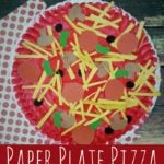 Looking for a fun craft for the kids? This Paper Plate Pizza Craft Idea is perfect for little hands and would make a wonderful preschool or kindergarten activity!