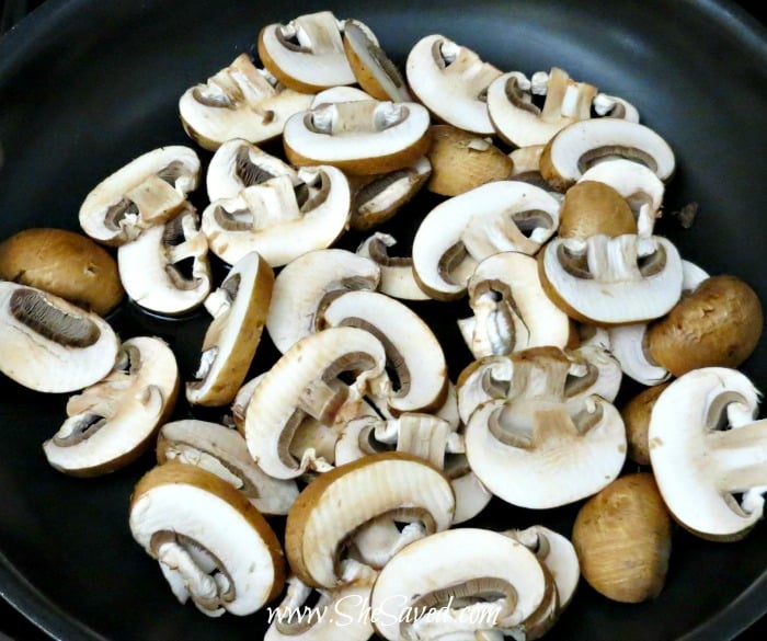Mushrooms in Fried Rice