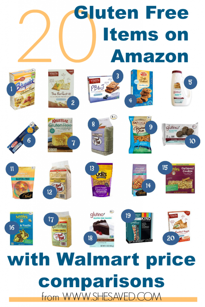 If you are looking for deals on Gluten Free Products then make sure to check out my round up of Gluten Free Items on Amazon! I have even included Walmart price comparisons to save you not only money, but time!