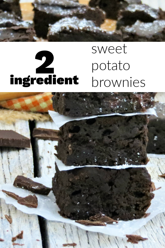 Two Ingredient Sweet Potato Brownies Recipe