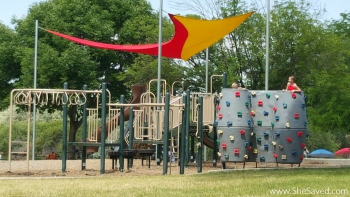 There are many activities for the whole family at Eagle Island State Park including a huge jungle gym that the kids will love!