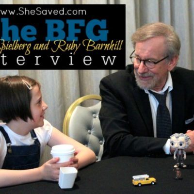 Steven Spielberg and Ruby Barnhill Interview: Giants, Happy Accidents and Hugs #TheBFGEvent