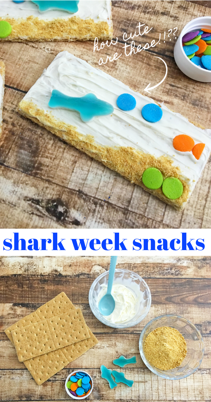 Perfect for an Under the Sea Party, these Shark Week Snacks are our favorite!