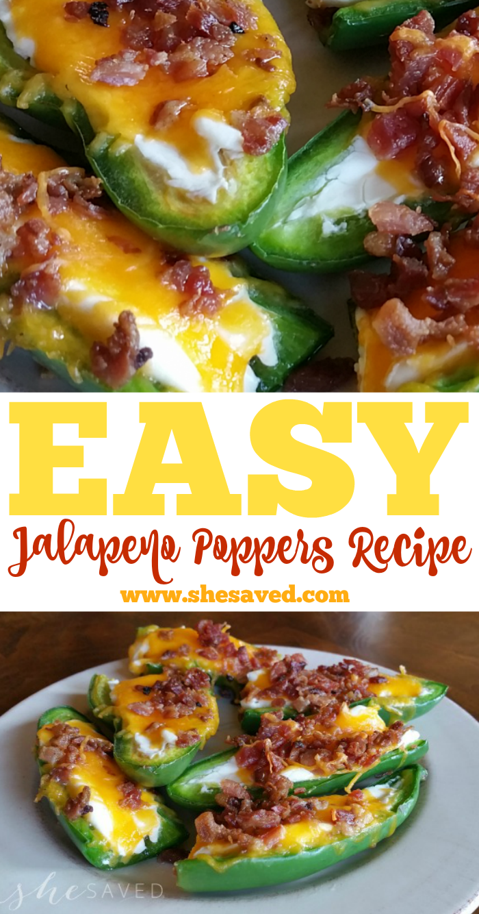 Easy Jalapeno Poppers recipe
