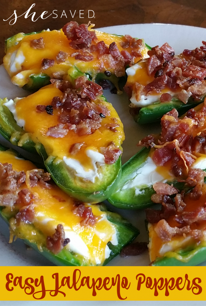 Looking for a quick appetizer to make? These easy jalapeno poppers are a sure hit and you can make them in minutes!
