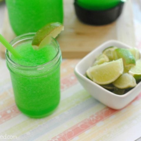 Nothing beats a homemade Lime Slushie for an easy and refreshing summer treat!