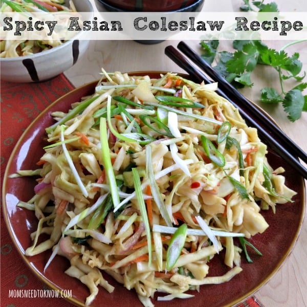 Spicy Asian Coleslaw Recipe from Moms Need to Know