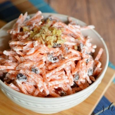 Easy Carrot Raisin Salad Side Dish