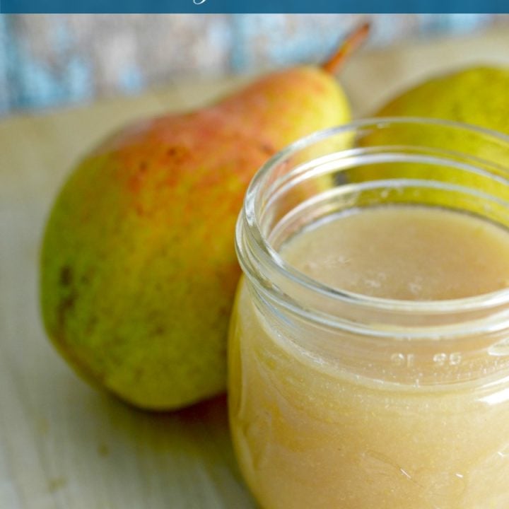 Homemade Pear Sauce Recipe
