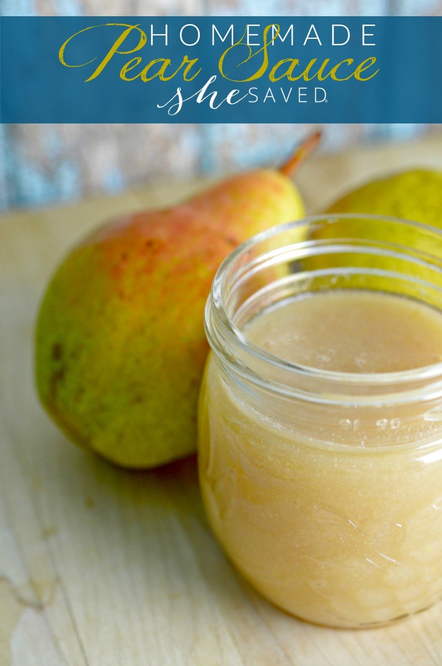 If you are looking for yummy ways to use pears this delicious homemade pear sauce will be a favorite, perfect as a side or topping!