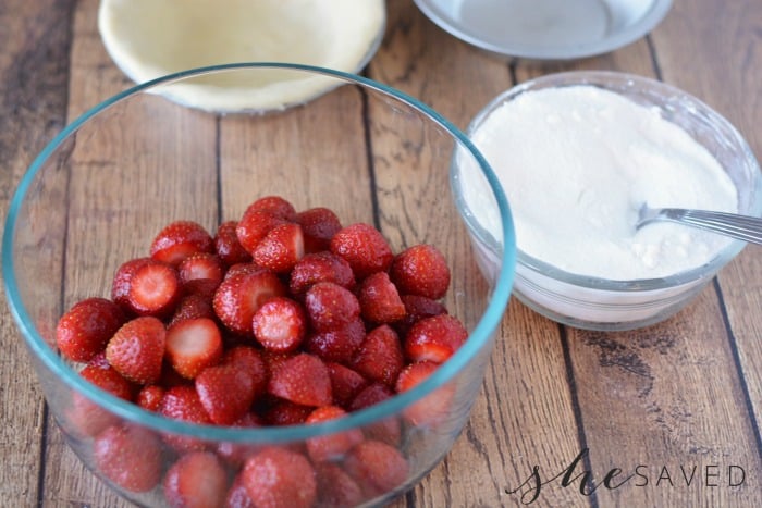Ingredients for Strawberry Pies