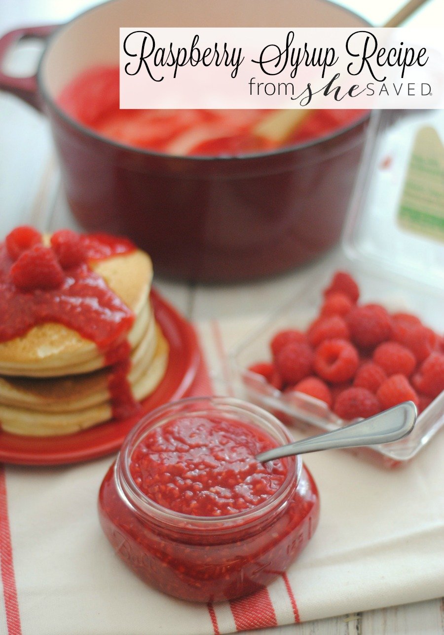 Have an abundance of raspberries? Try making this simple and delicious Raspberry Syrup Recipe!