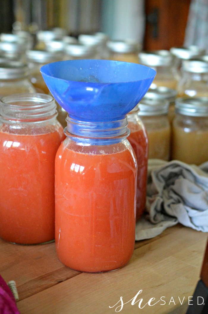 Bottling Tomato Sauce