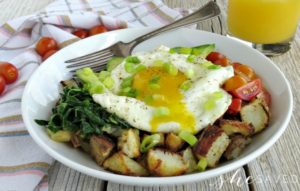 Avocado, Egg, and Potato Breakfast Bowl Recipe