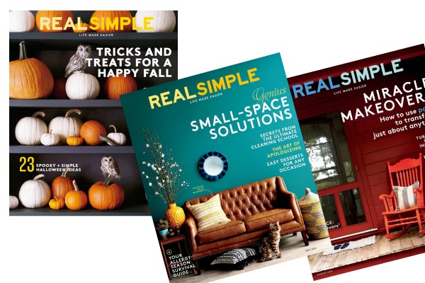 Rare Deal Real  Simple  magazine  for just 9 99 SheSaved 