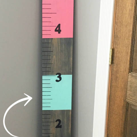 How to make a DIY homemade growth chart