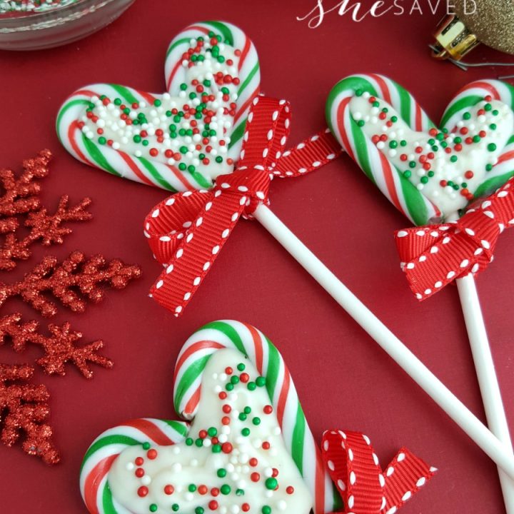 These Candy Cane Hearts are so easy and fun to make, and a great gift idea!