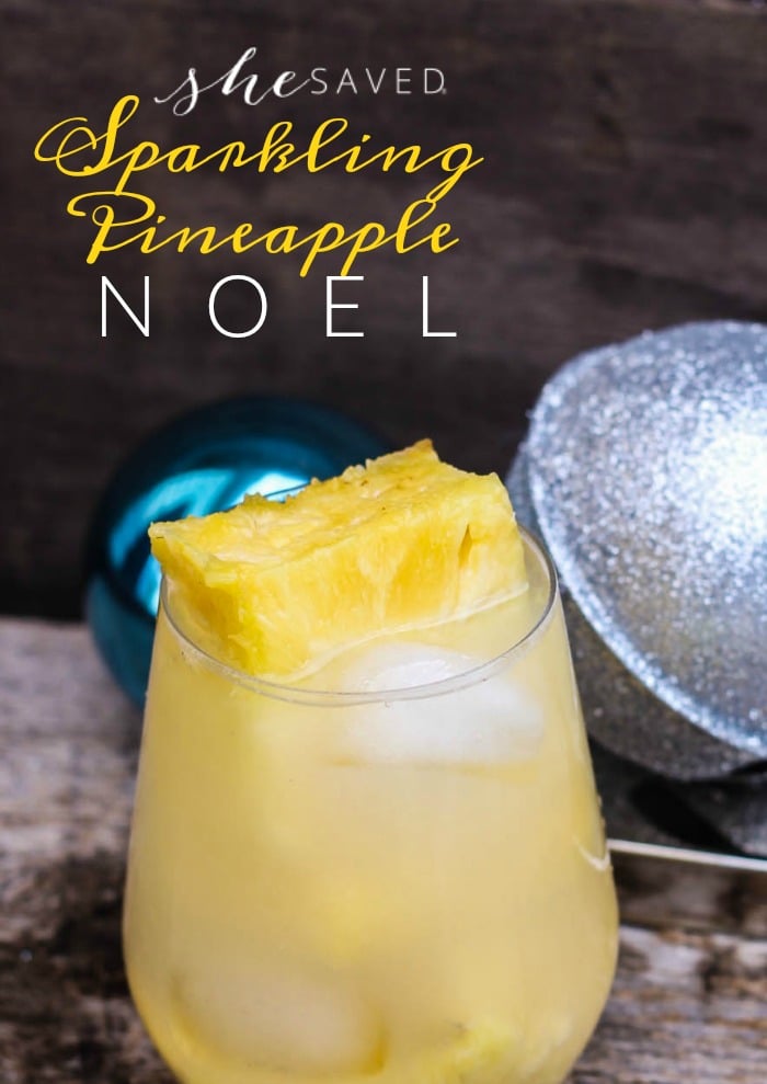This Sparkling Pineapple drink (aka Pineapple Noel) is one of our holiday favorites. Yummy for kids and adults alike, it's very festive and easy to make!