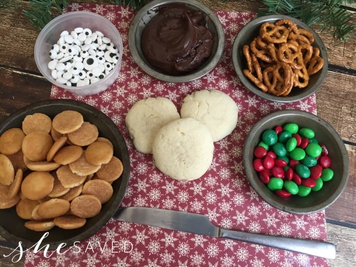 Reindeer Christmas Cookies Ingredients