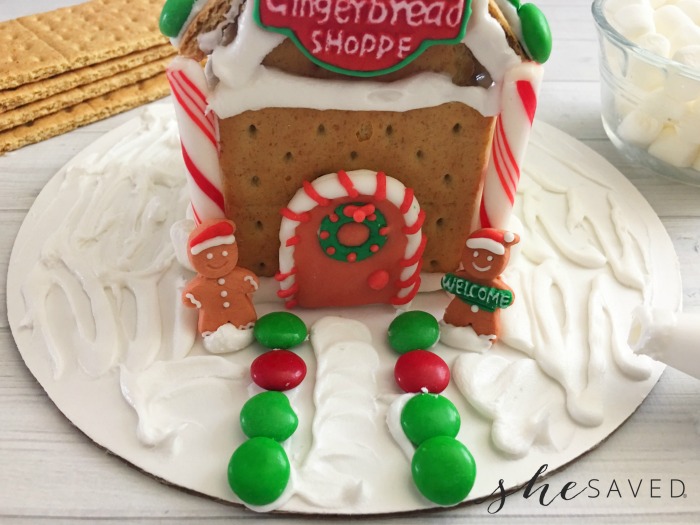 Decorated Gingerbread House