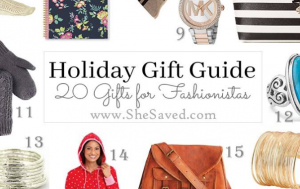 HOLIDAY GIFT GUIDE: Gifts for the Fashionista