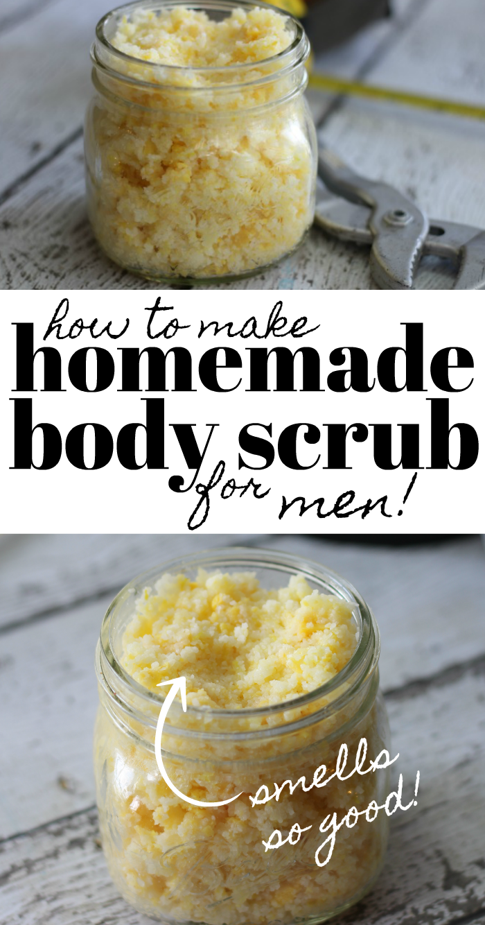 Homemade Body Scrub for men Recipe